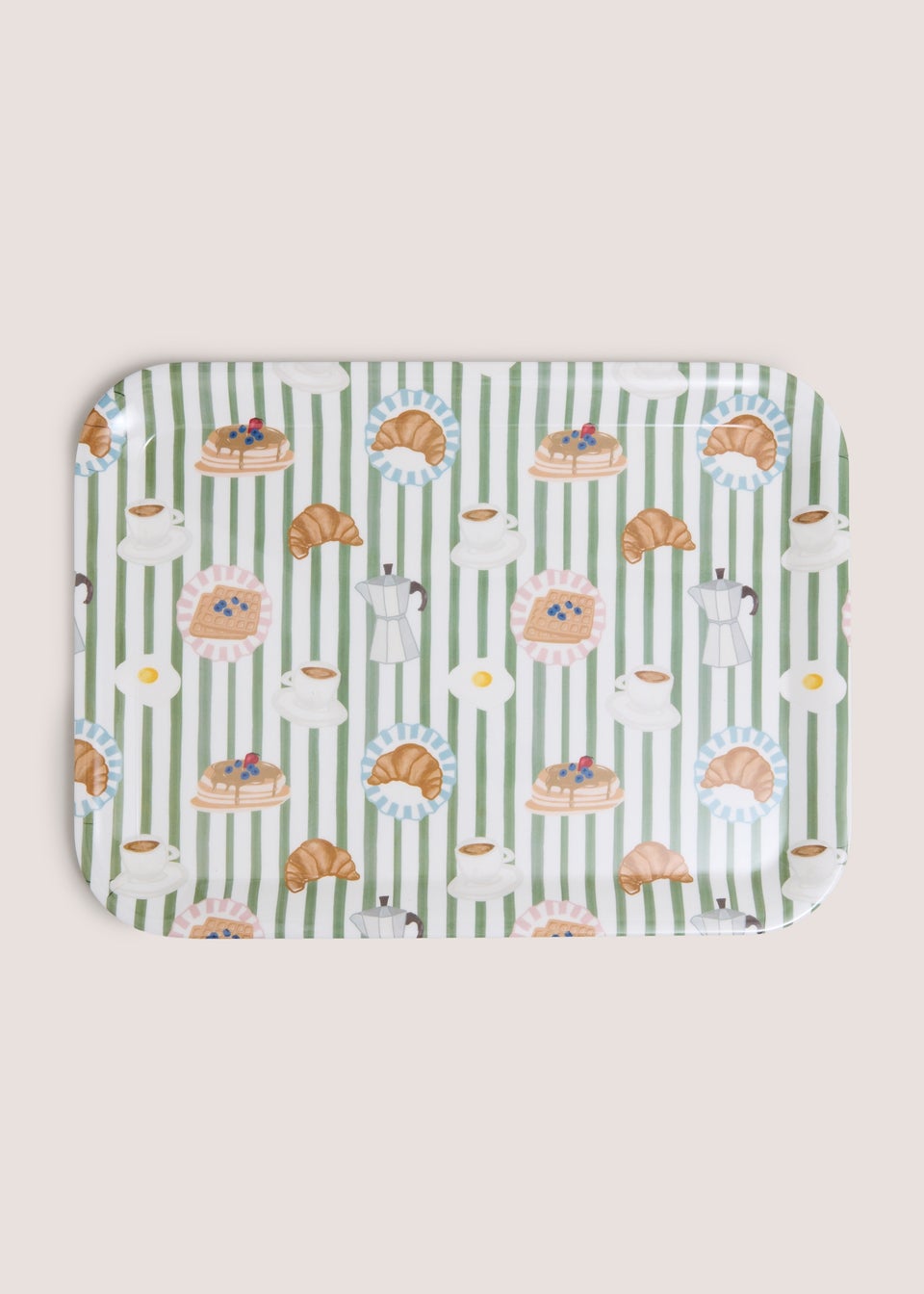 Breakfast Print Tea Tray