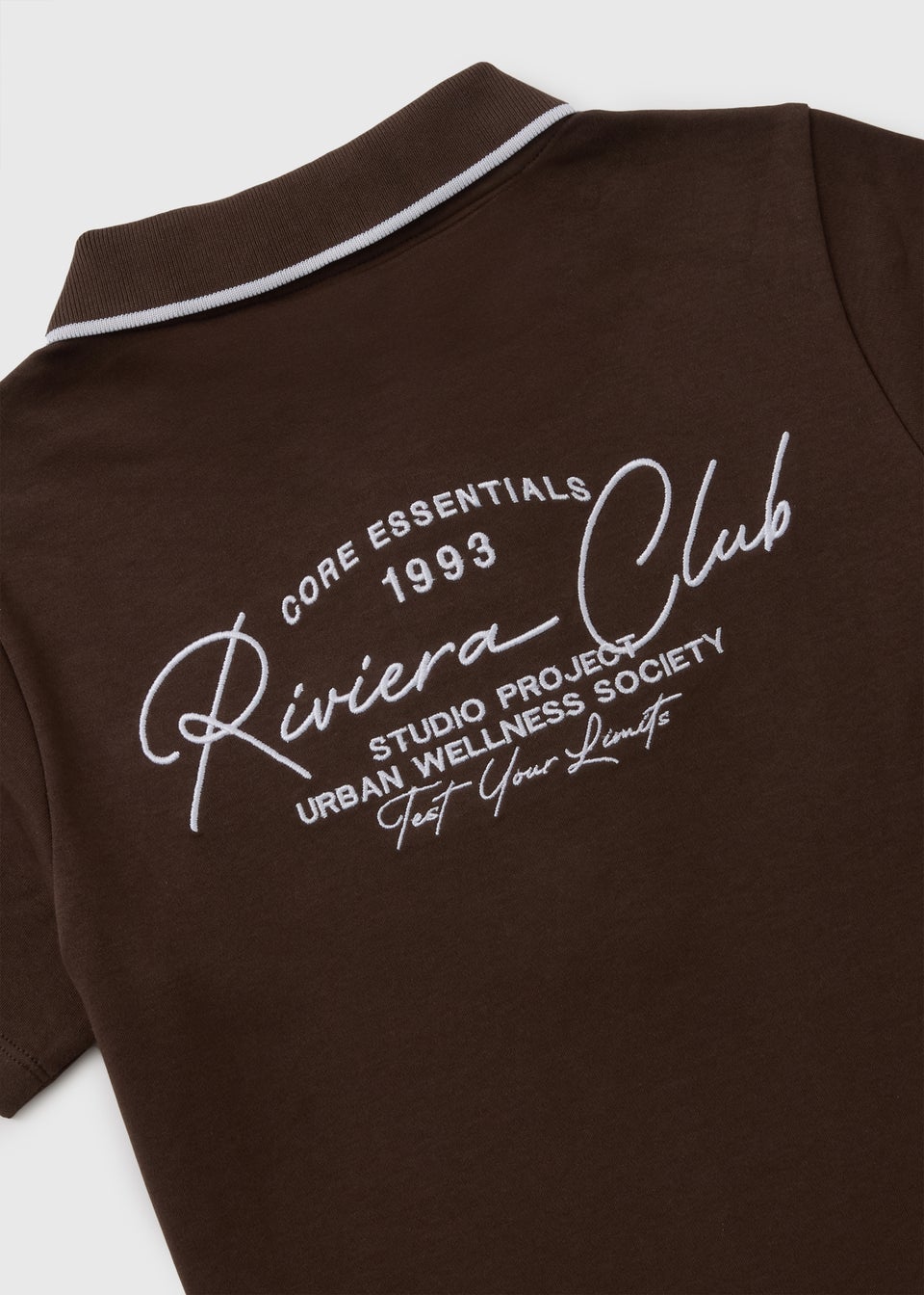 Boys Brown Riviera Club Polo Shirt (7-15 Years)