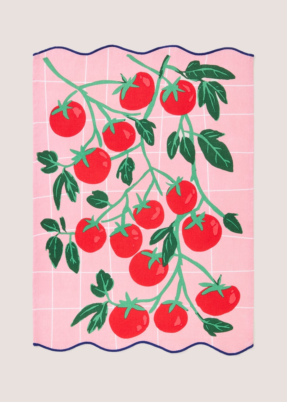 Sorrento Tomato Print Tea Towel