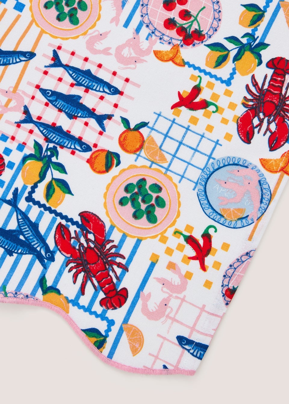 Sorrento All Over Print Tea Towel