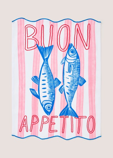 Sorrento Sardine Tea Towel