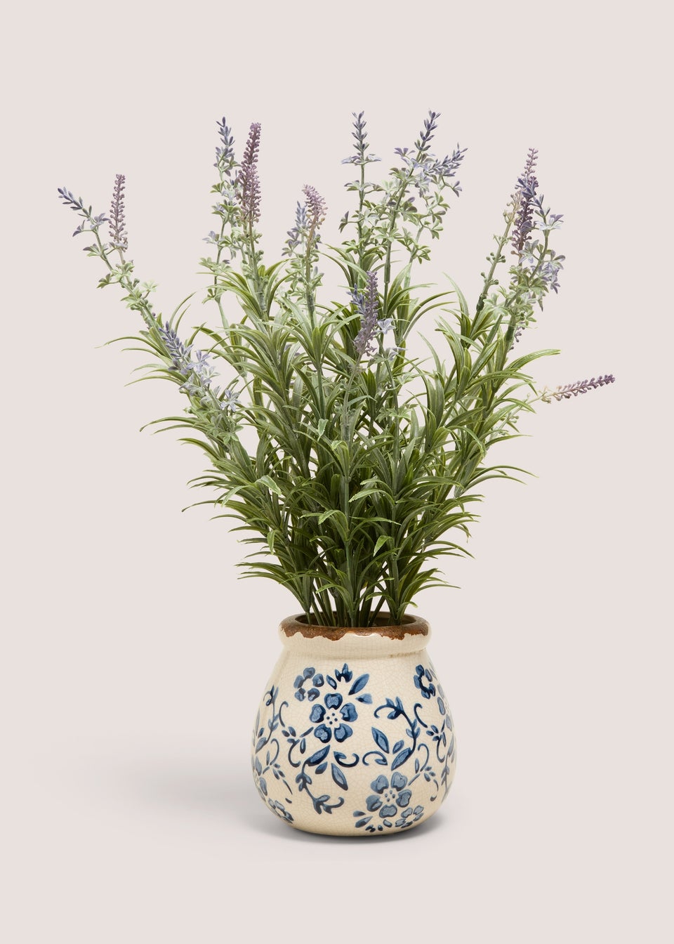 Small Lavender Jacobean Pot