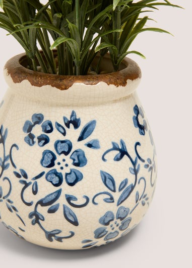 Small Lavender Jacobean Pot