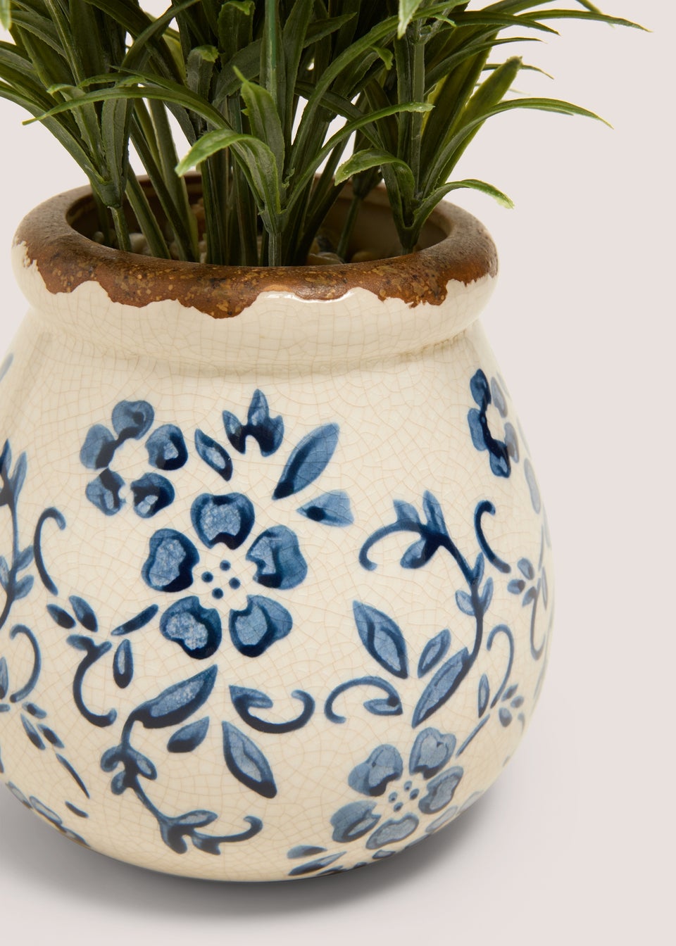 Small Lavender Jacobean Pot