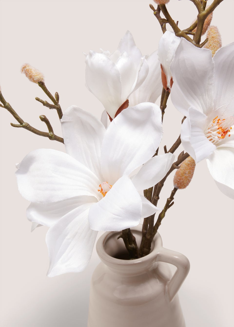 White Magnolia In Jug