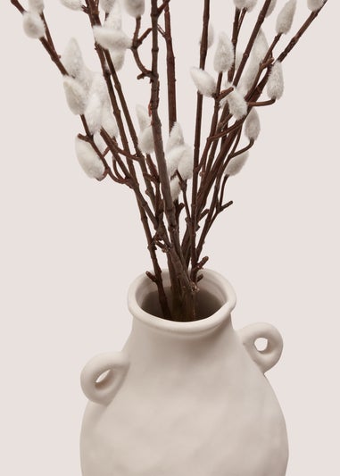 Cream Bunny Tails In Pot