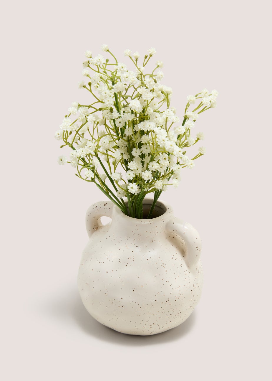Gypsophila In Speckle Pot