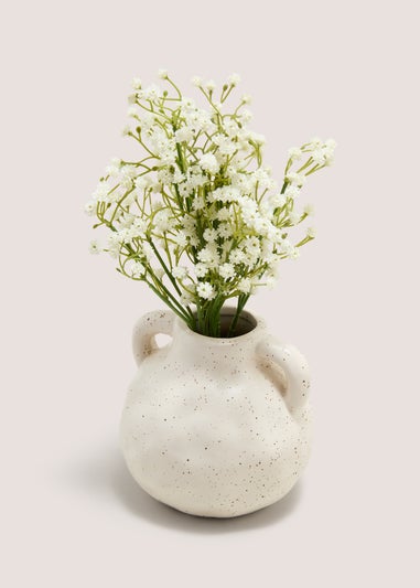 Gypsophila In Speckle Pot
