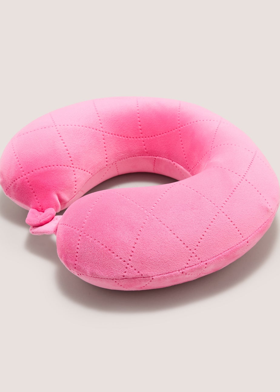 Pink Soft Touch Travel Pillow