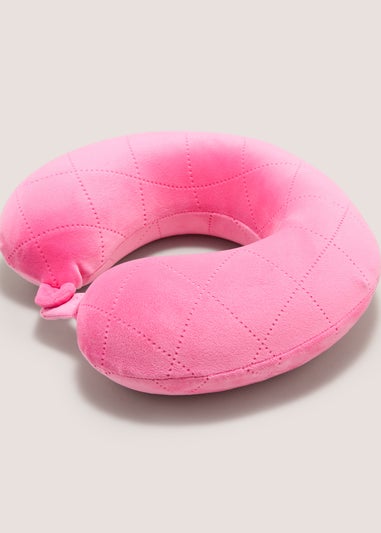 Pink Soft Touch Travel Pillow