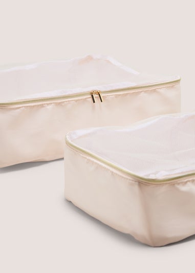 2 Pack Natural Medium & Large Packing Cubes