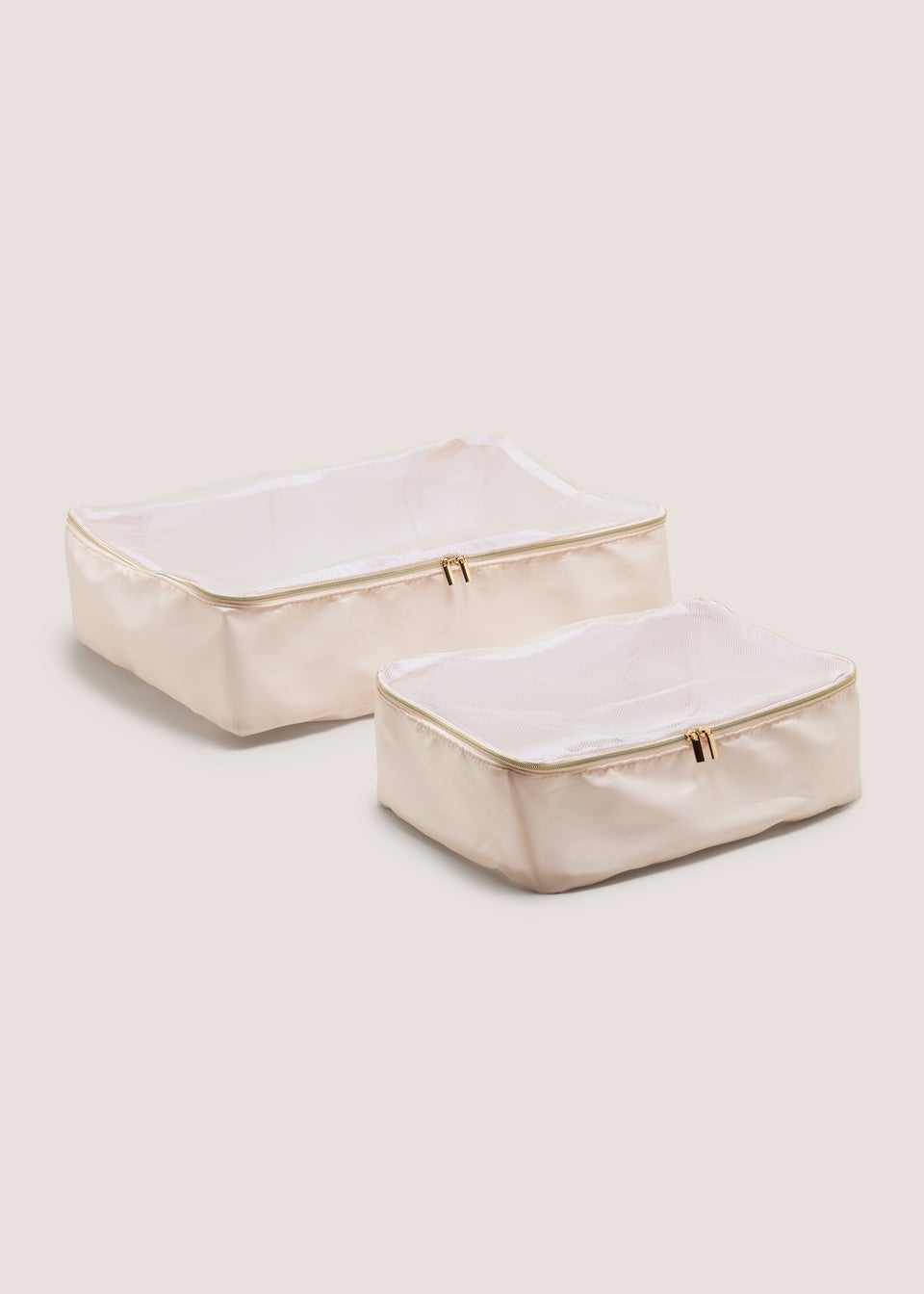 2 Pack Natural Medium & Large Packing Cubes