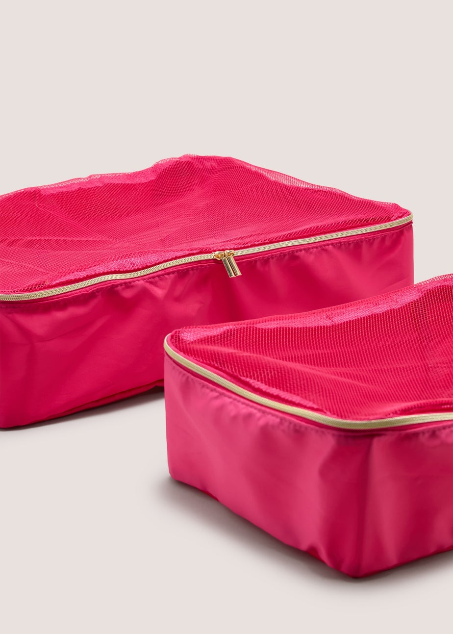 2 Pack Pink Medium & Large Packing Cubes