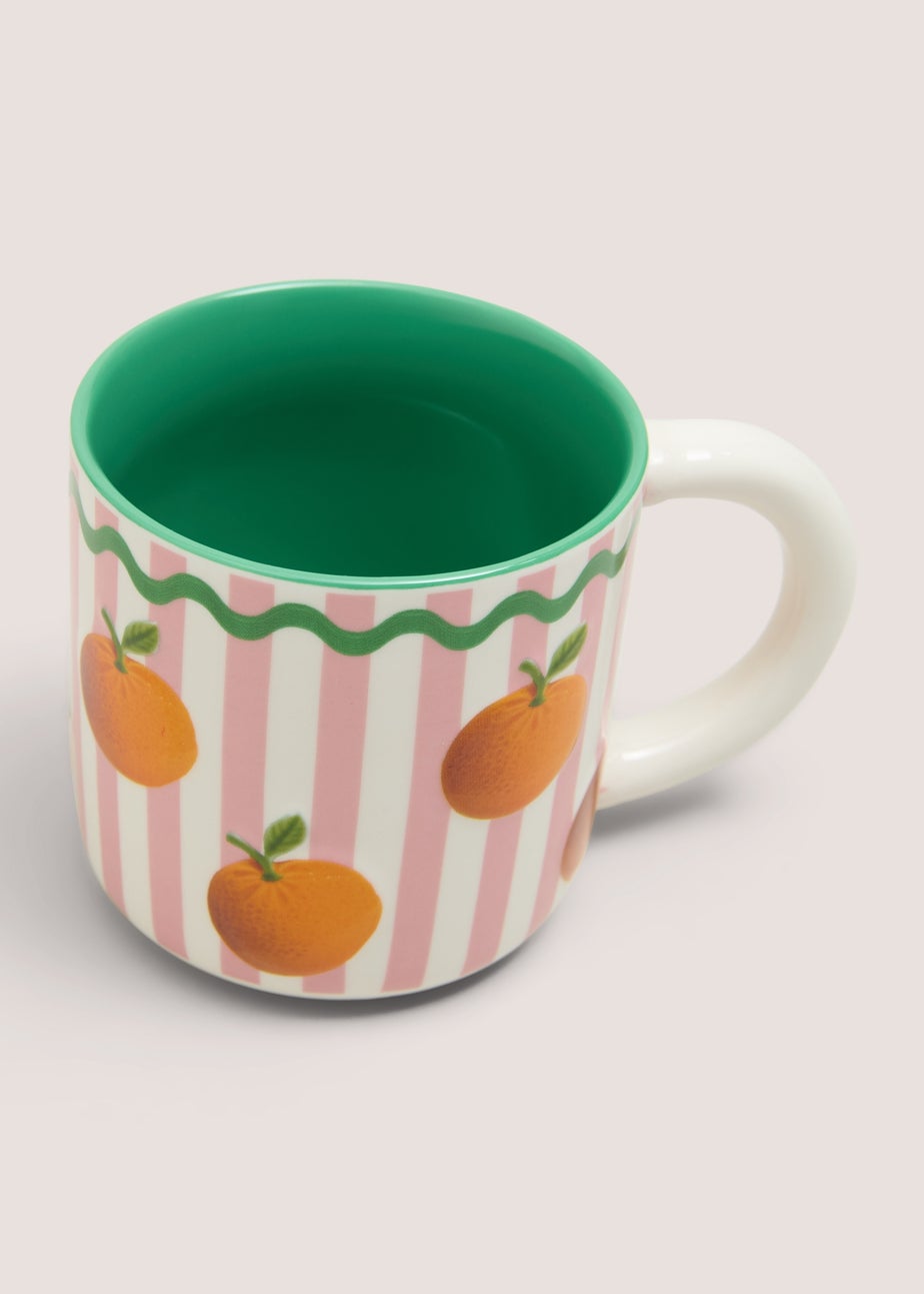 Green Sorrento Striped Mug