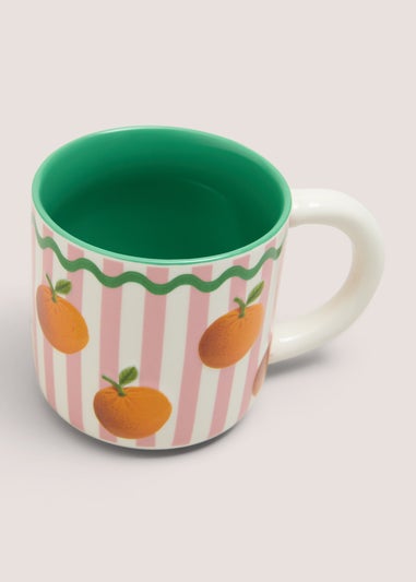 Green Sorrento Striped Mug