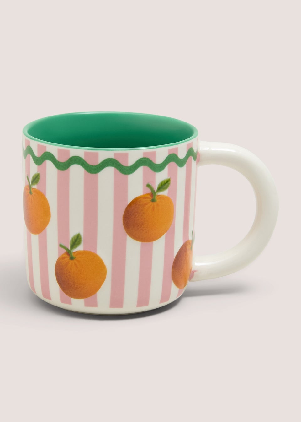 Green Sorrento Striped Mug