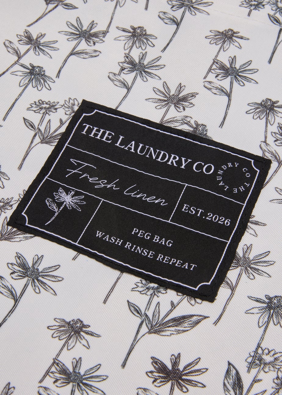 Floral Laundry Co Peg Bag