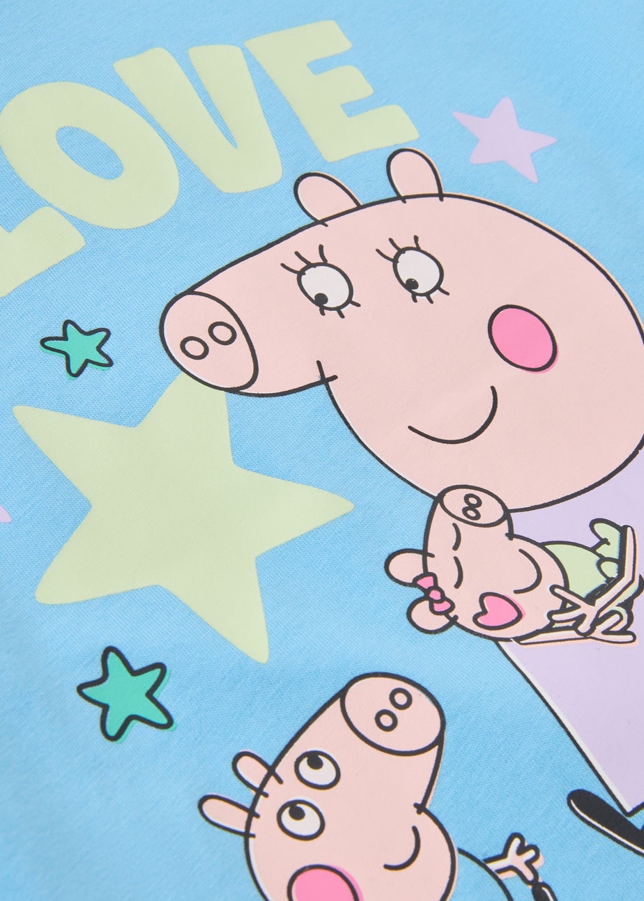 Peppa Pig Boys Blue George I Love Mummy Pyjama Set (1-7yrs)