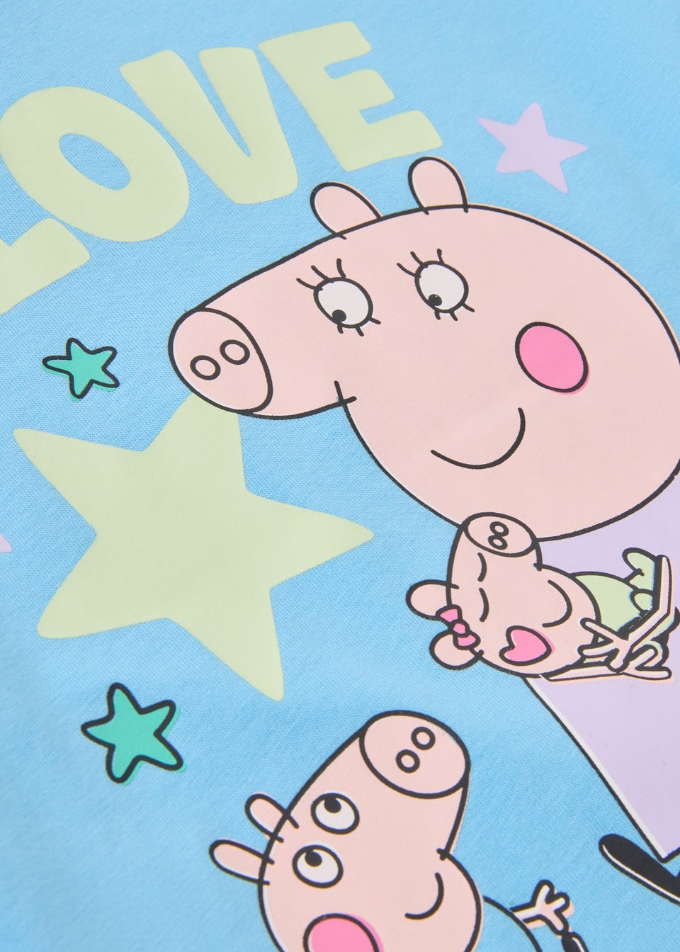 Peppa Pig Boys Blue George I Love Mummy Pyjama Set (1-7yrs)