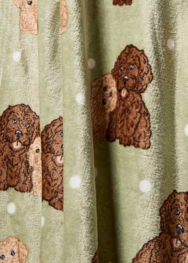 Green Cockapoo Duo Throw