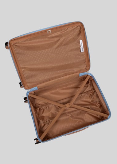 IT Luggage Blue Fascinate Hard Suitcase