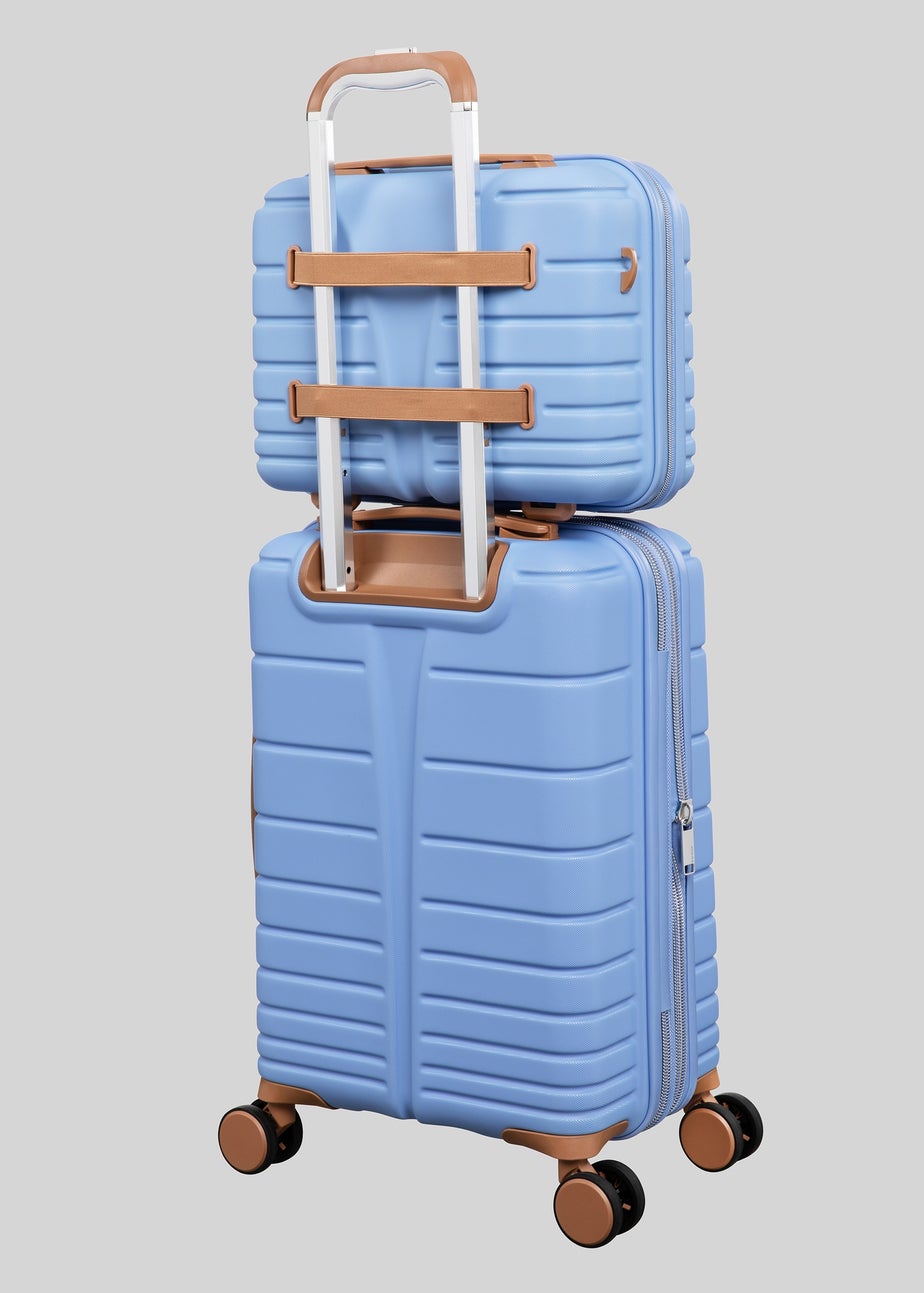 IT Luggage Blue Fascinate Hard Suitcase