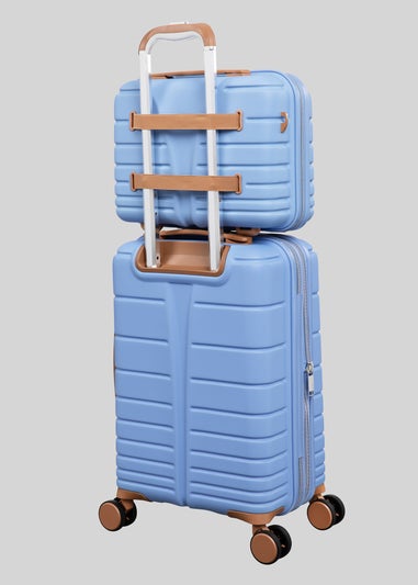 IT Luggage Blue Fascinate Hard Suitcase