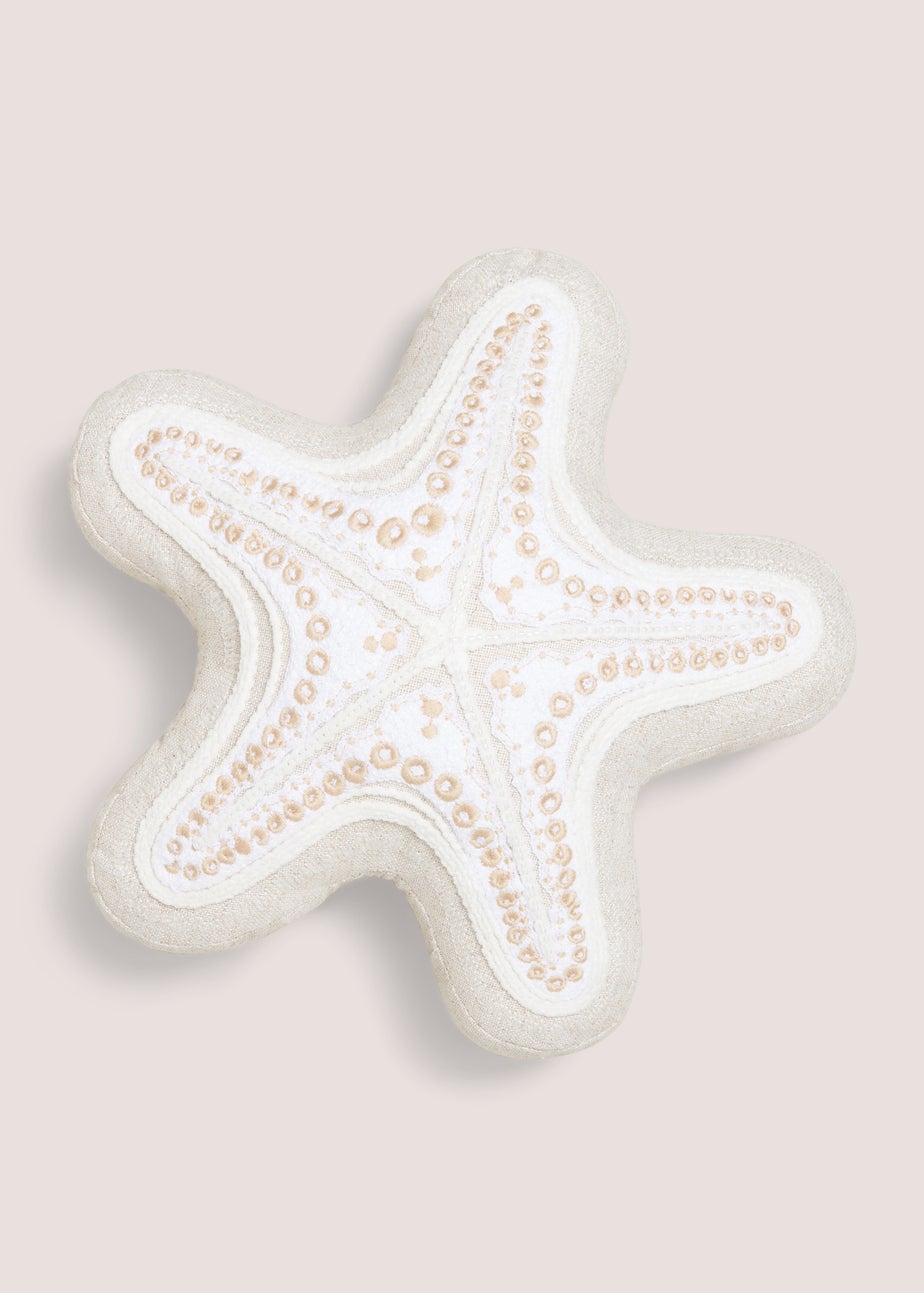 Natural Starfish Shaped Cushion