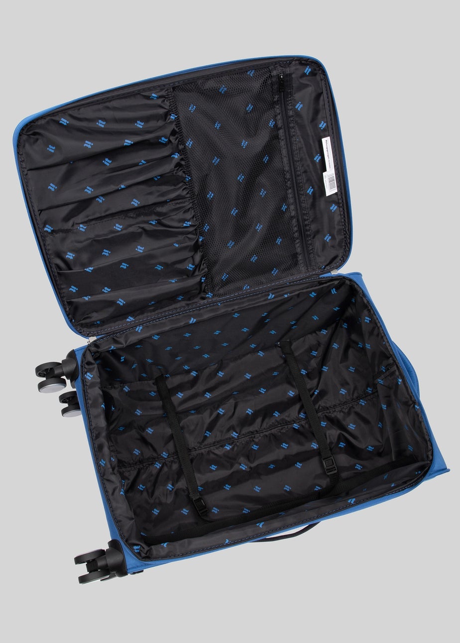 IT Luggage Cobalt Blue Expedite Soft Suitcase
