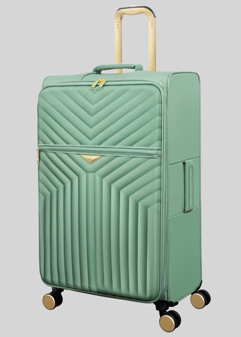 IT Luggage Matcha Green Desirable Soft Suitcase