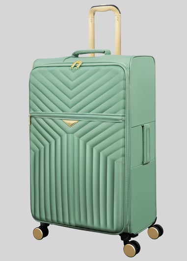 IT Luggage Matcha Green Desirable Soft Suitcase