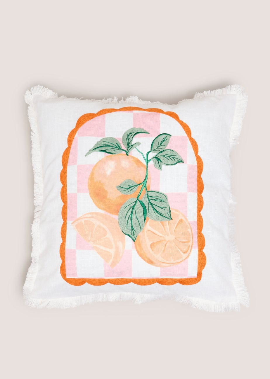 Orange Design Cushion