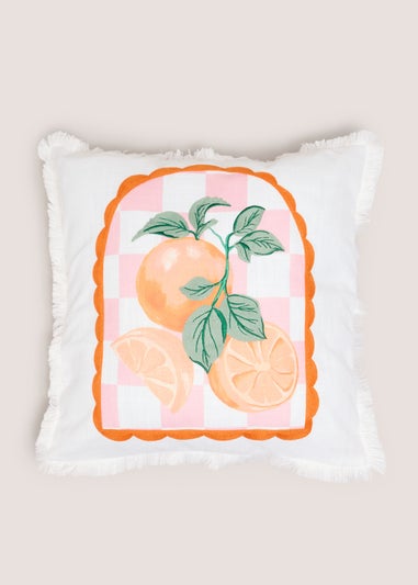 Orange Design Cushion