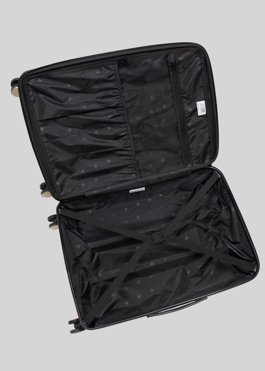 IT Luggage Sheen Cow Print Hard Suitcase