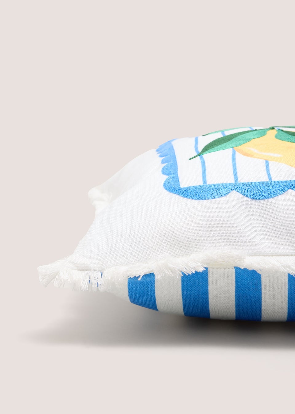 Amalfi Lemon Sequin Cushion