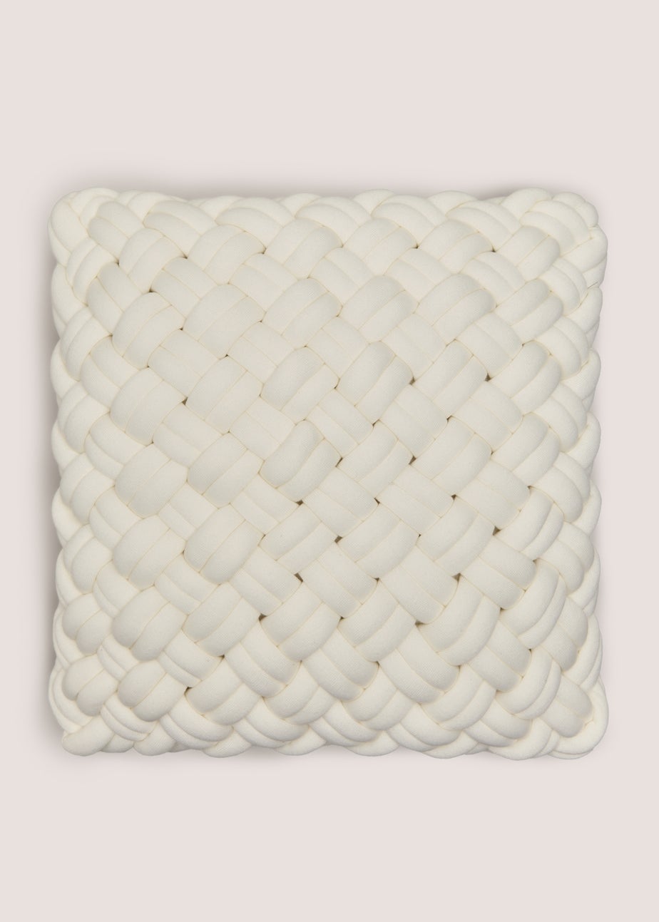 Ivory Knot Cushion