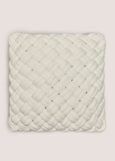 Ivory Knot Cushion
