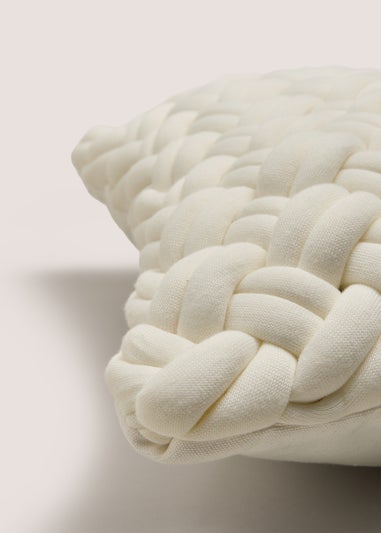 Ivory Knot Cushion