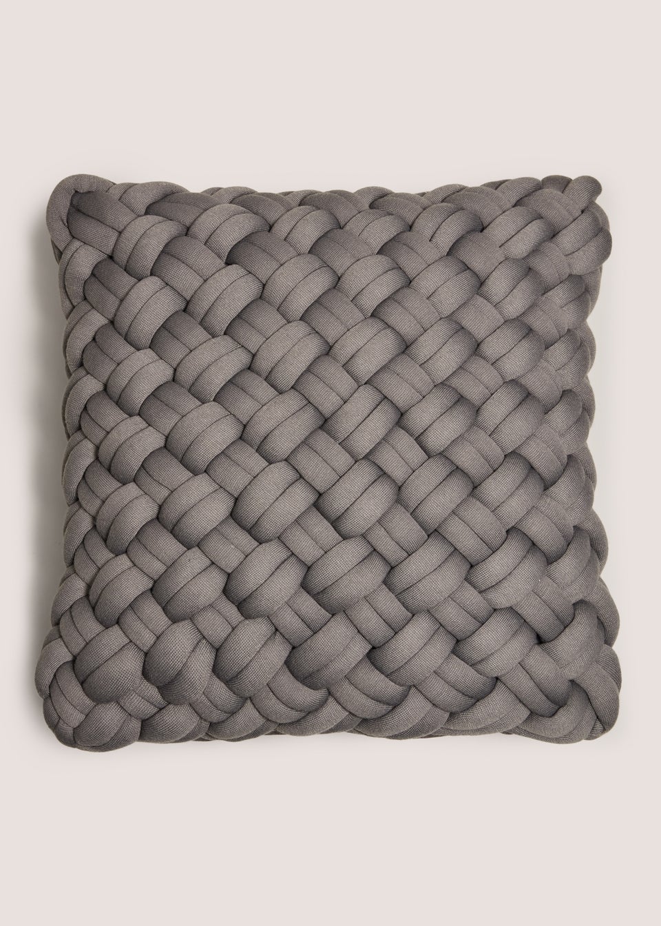Grey Knot Cushion