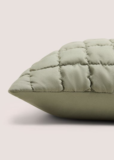 Sage Quilted Cushion