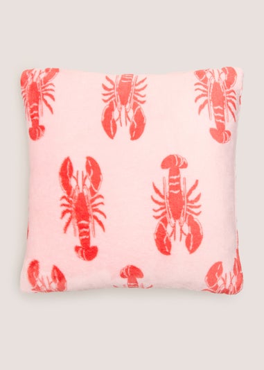 Pink Lobster Cushion