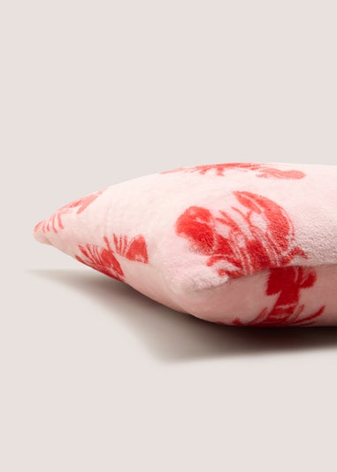 Pink Lobster Cushion