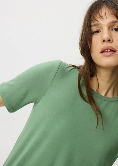Green T-Shirt Midi Dress