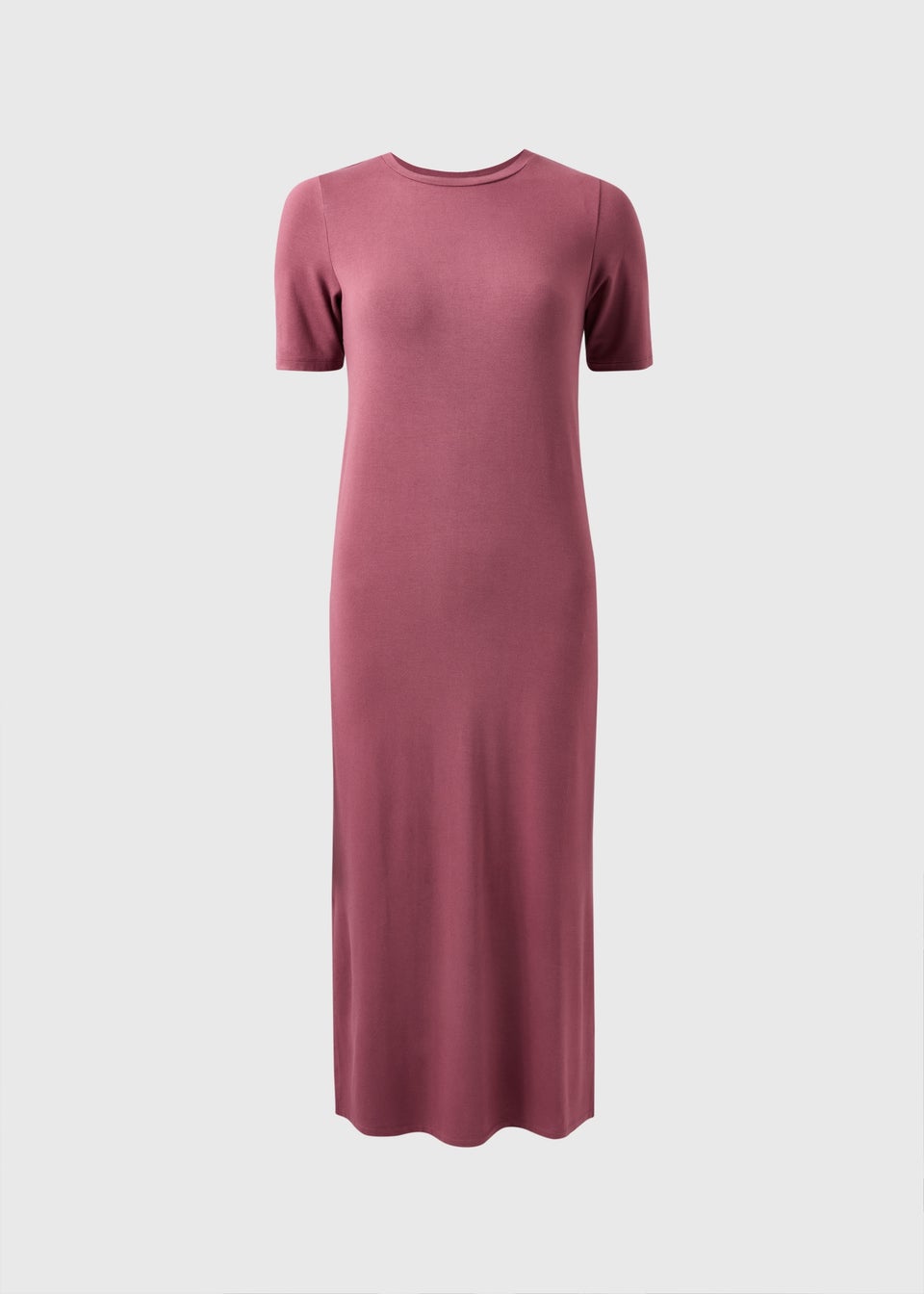 Raspberry T-Shirt Midi Dress