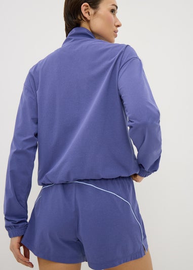 Souluxe Blue Piped Running Shorts