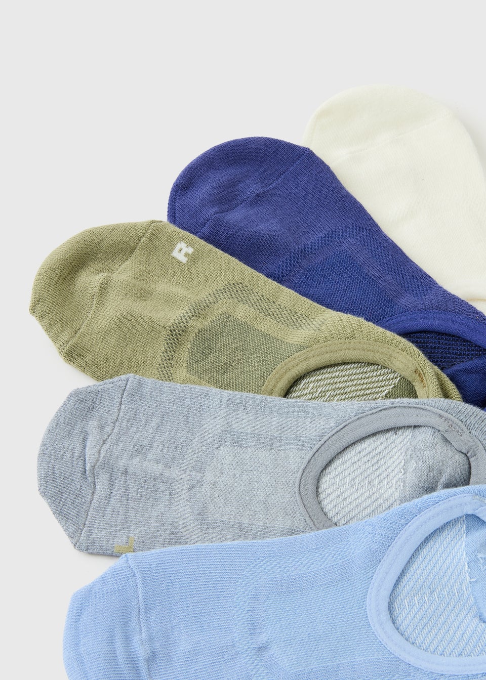 Souluxe 5 Pack No Show Trainer Socks