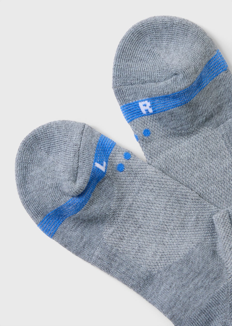 Souluxe 5 Pack Blue Trainer Liner Socks