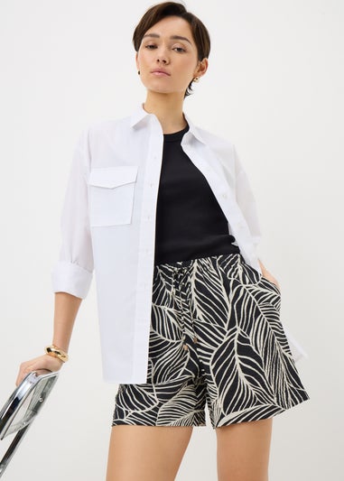 Black Leaf Airflow Shorts