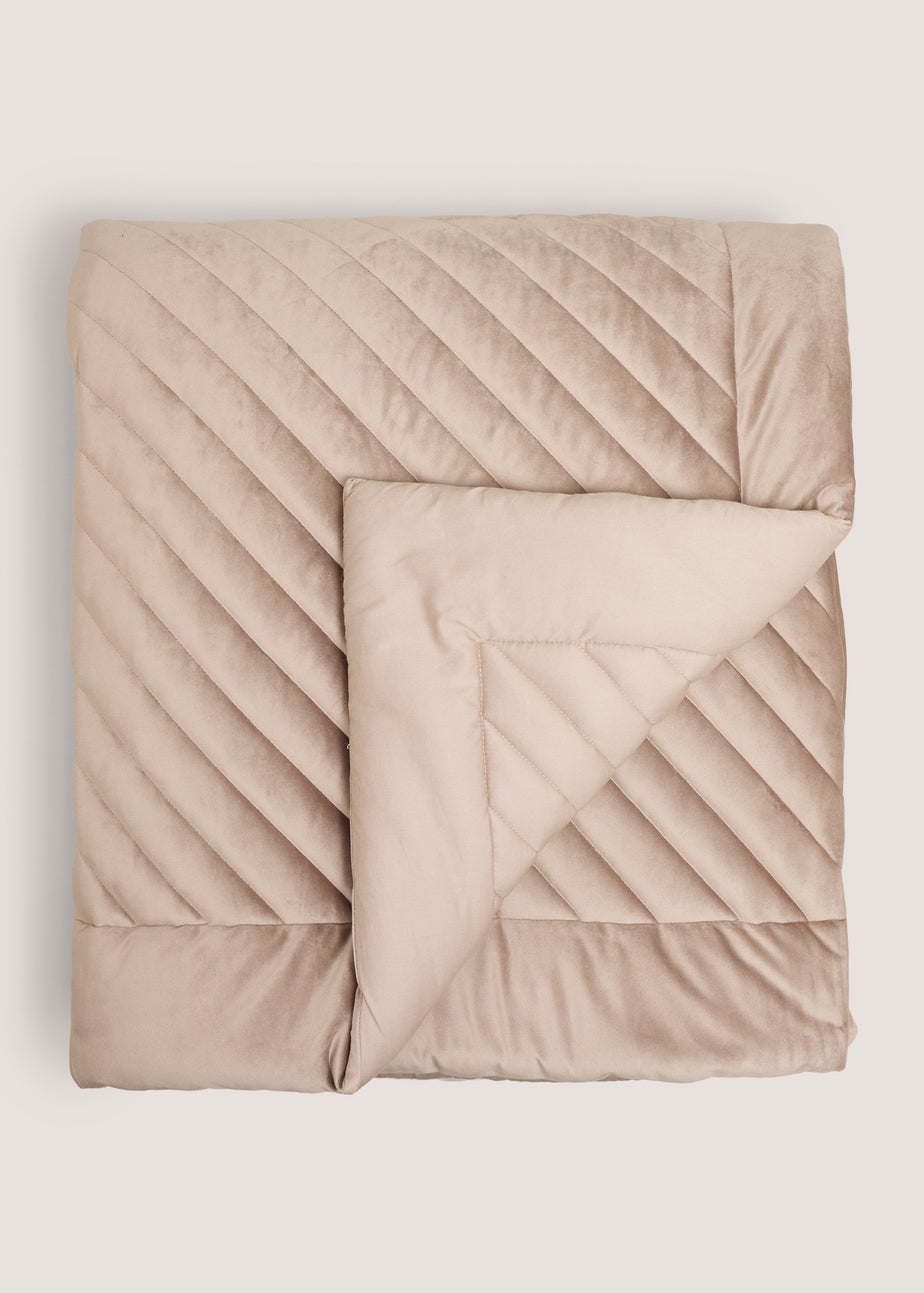 Natural Luxe Plush Velvet Bedspread