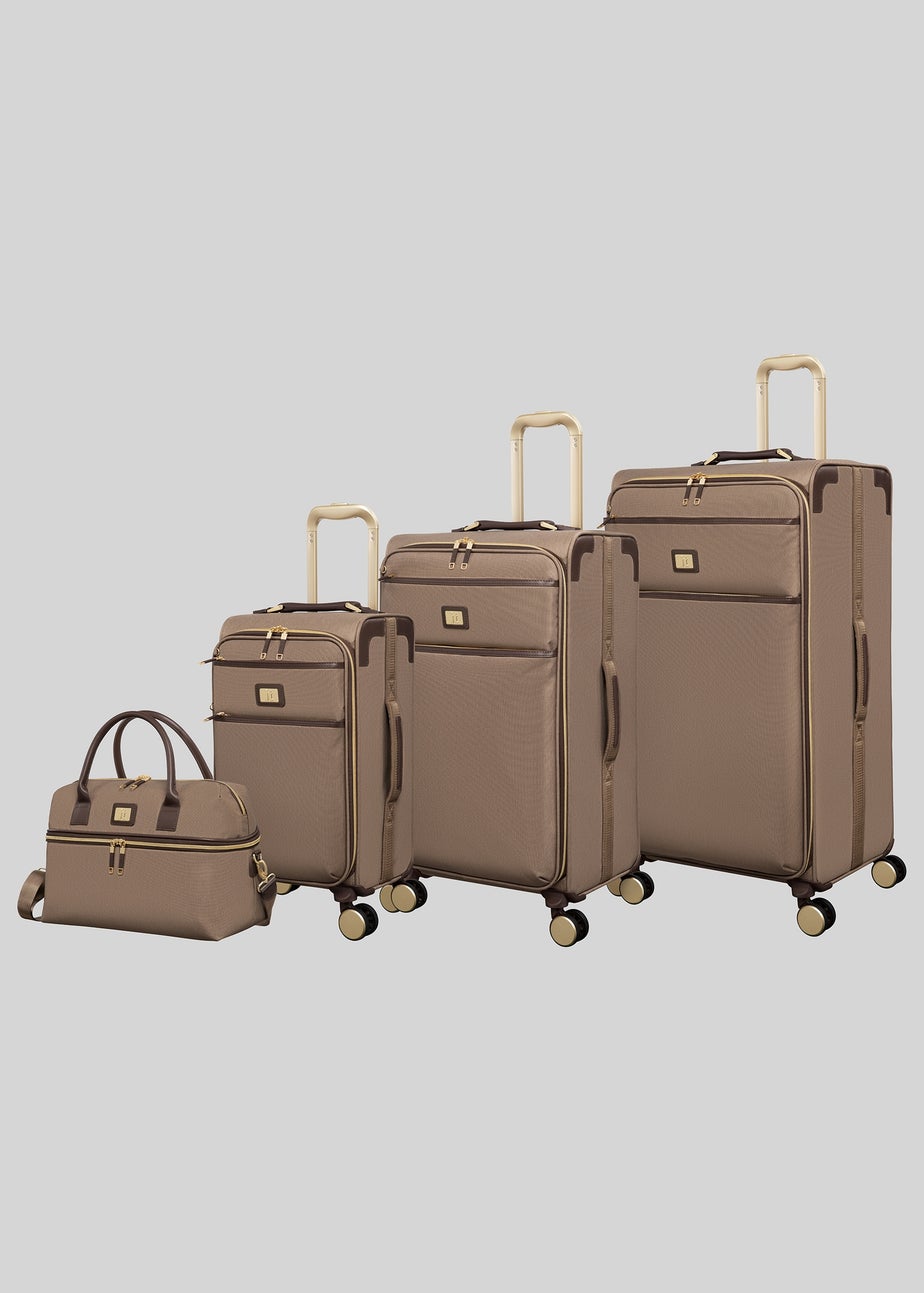 IT Luggage Mocha Trim Soft Suitcase